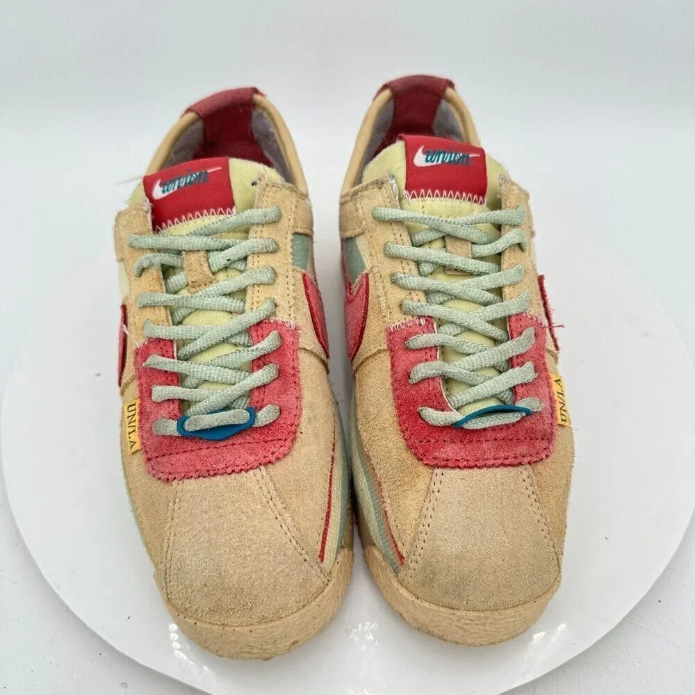 Nike Cortez Union Men Size 5 Women 6.5 DR1413-200 Sesame Clay Dutch Green Shoes - Picture 3 of 13
